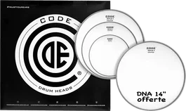 CODE Tom Pack Dna Fusion Blanc Rugueux (10, 12, 14" + Dna 14")
