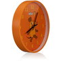 DieMaus Horloge murale pour enfants Orange / Silver