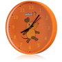 DieMaus Horloge murale pour enfants Orange / Silver