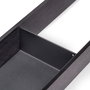 Emuca Orderbox Rangement de tiroirs, 100x470mm, Acier et Bois, Gris antracite