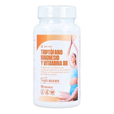 NATURLIDER Tryptophane Magnésium Vitamine B6 120 Comprimés NATURLIDER Tryptophane Magnésium Vitamine B6 120 Comprimés