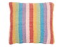 GIFTDECOR Coussin multicolore à rayures 47 x 47 cm