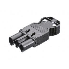 Bachmann GST18 - Prise d'appareil avec borne à vis, pour câble diamètre 6.5 - 10.5 mm, section 0.75 - 2.5 mm², noir