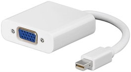 MicroConnect Adaptateur Mini Displayport vers VGA blanc (15 cm)