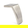 Q&Q Pied de Canapé Penny H100-H120 Finition Chrome Hauteur 100mm Acier