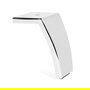Q&Q Pied de Canapé Penny H100-H120 Finition Chrome Hauteur 100mm Acier