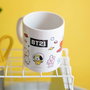 ERIK Tasse à café en céramique personnage BT21 - Capacité 330 ml - Pour lave-vaisselle et micro-ondes