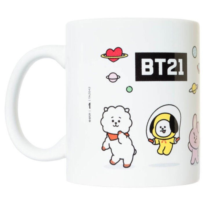 ERIK Tasse à café en céramique personnage BT21 - Capacité 330 ml - Pour lave-vaisselle et micro-ondes