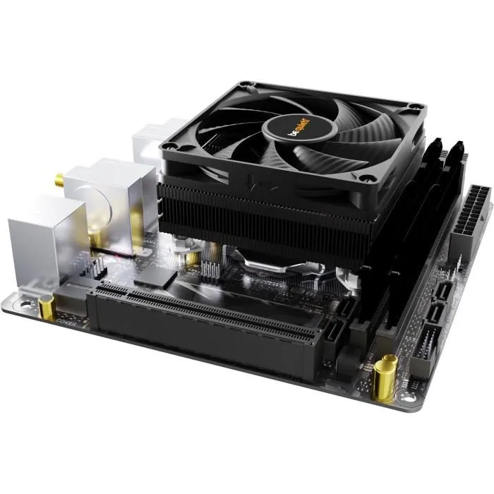 Be Quiet! BK034 Pure Rock LP - Ventirad CPU bas profil de 45 mm, ventilateur 92 mm Silent Wings, 100 W TDP, compatible Intel LGA 1700 et AMD AM5/AM4 pour mini-ITX/HTPC