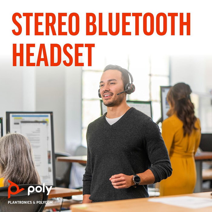 Poly Voyager 4320 MS Micro-casque Microsoft Teams Certifié Noir