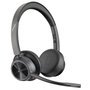 Poly Voyager 4320 MS Micro-casque Microsoft Teams Certifié Noir