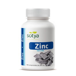 SOTYA Zinc 100 Comprimés de 500mg