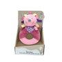 TACHAN Hochet rond en forme d'érisson de la collection Baby Rabbit - Colores doux, son relaxant, facile à nettoyer - Anglais, Français, Allemand, Italien, Portugais, Espagnol