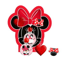 Air-Val Minnie Eau de Toilette 50 ml + Collier Coeur et Animal en Peluche