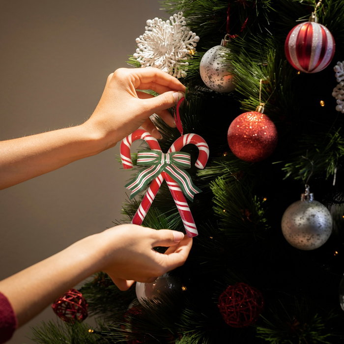 GSC Evolution Bâtons de bonbon décoratifs pour arbre de Noël GSC Evolution Bâtons de bonbon décoratifs pour arbre de Noël