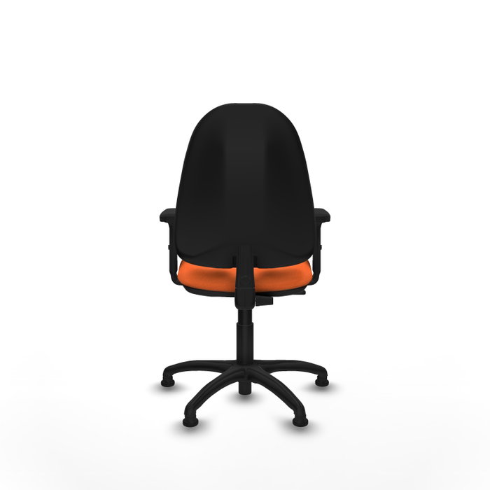 PIQUERAS Y CRESPO Chaise de bureau Algarra, tissu orange, accoudoirs 2D PIQUERAS Y CRESPO Chaise de bureau Algarra, tissu orange, accoudoirs 2D