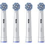 Oral-B Têtes de brosse à dents Pro Sensitive Clean, Pack de 4, Blanc