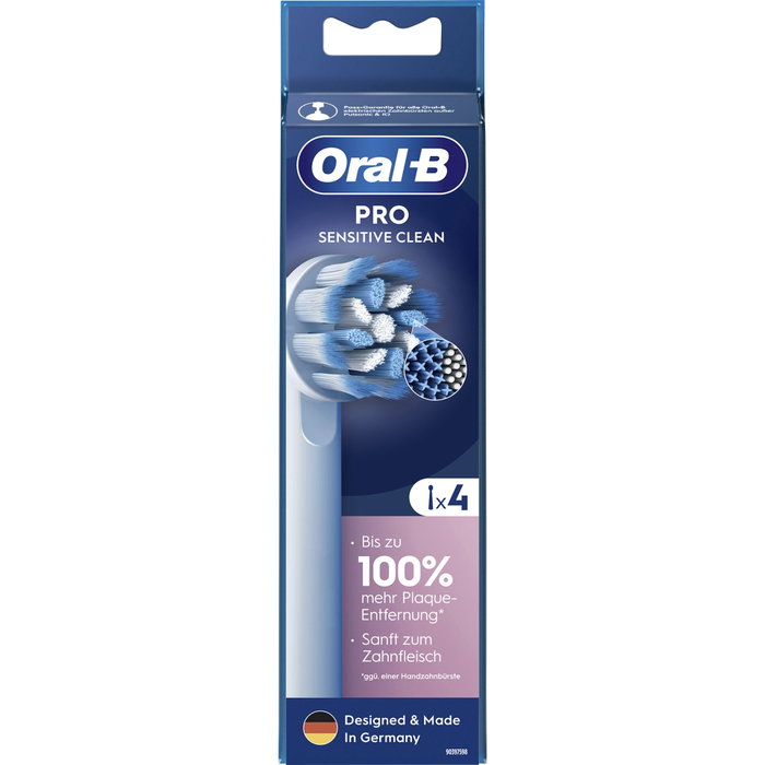 Oral-B Têtes de brosse à dents Pro Sensitive Clean, Pack de 4, Blanc Oral-B Têtes de brosse à dents Pro Sensitive Clean, Pack de 4, Blanc