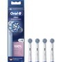 Oral-B Têtes de brosse à dents Pro Sensitive Clean, Pack de 4, Blanc