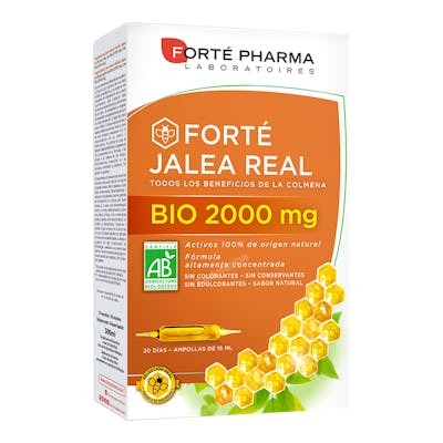 Forté Pharma Gelée Royale BIO 2000 mg 20 ampoules de 15 ml