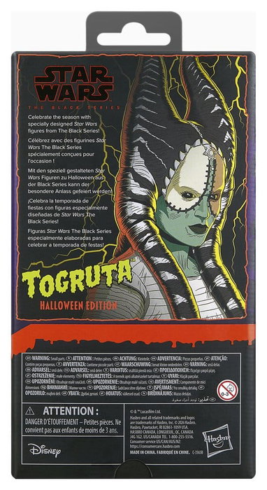 Hasbro Star Wars Black Series figurine Togruta Halloween Edition 15 cm Hasbro Star Wars Black Series figurine Togruta Halloween Edition 15 cm