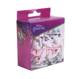 Cerdá Princess - Kit de 5 Accessoires pour Cheveux en Tissu avec Élastiques, pour Enfants (Multicolore)