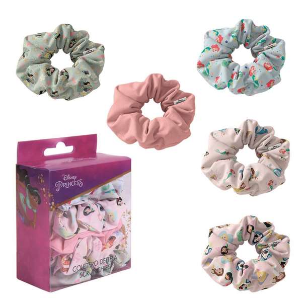 Cerdá Princess - Kit de 5 Accessoires pour Cheveux en Tissu avec Élastiques, pour Enfants (Multicolore) Cerdá Princess - Kit de 5 Accessoires pour Cheveux en Tissu avec Élastiques, pour Enfants (Multicolore)