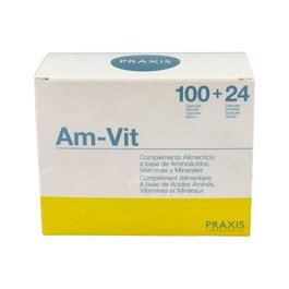 PRAXIS AM-VIT (acides aminés, vitamines et minéraux) 124 capsules