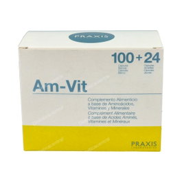 PRAXIS AM-VIT (acides aminés, vitamines et minéraux) 124 capsules