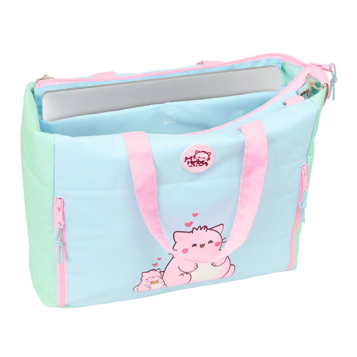 SAFTA Sac à dos portable Pembe The Pink Cat - Compartiment principal zippé, compartiment pour ordinateur jusqu'à 14,1 pouces, 2 poches avant SAFTA Sac à dos portable Pembe The Pink Cat - Compartiment principal zippé, compartiment pour ordinateur jusqu'à 14,1 pouces, 2 poches avant