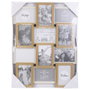 Home Deco Factory Cadre 12 Photos Blanc et Bois
