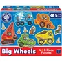 Orchard - Les tracteurs - Puzzle interactif pour enfants à partir de 3 ans avec camions, dés et éléphant - Jeu pour 2 joueurs ou plus