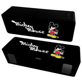 ERT GROUP Enceinte portable sans fil Mickey Disney, Bluetooth, 10W RMS, batterie 2000 mAh, lecture USB/AUX/microSD, mains libres, certifications CE/ROHS/REACH