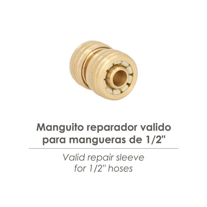 SATURNIA Manchon réparateur en laiton 1/2 pouce