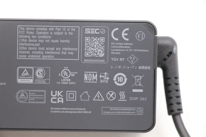 Lenovo - Adaptateur secteur 65W pour ordinateurs portables - Double port - Tensions multiples 20V/15V/9V/5V