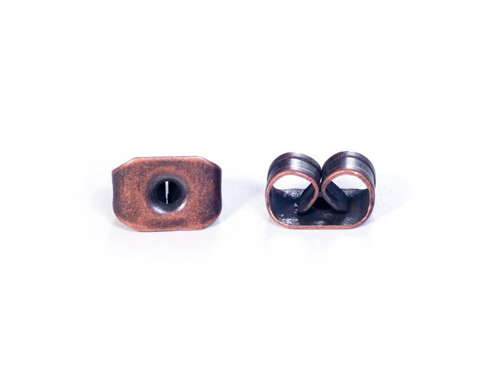 Innspiro Lot de 10 fermoirs à pression métalliques cuivre vieilli 3x4mm Innspiro Lot de 10 fermoirs à pression métalliques cuivre vieilli 3x4mm
