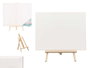 Pincello Châssis Toile 40x50 cm, Blanc, Bois (Set de 12)