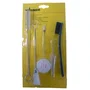 Wagner Kit de Nettoyage pour Pistolet à Peinture - Lot de 2 Brosses, 3 Goupillons et Pot de Graisse pour Lubrification Joints
