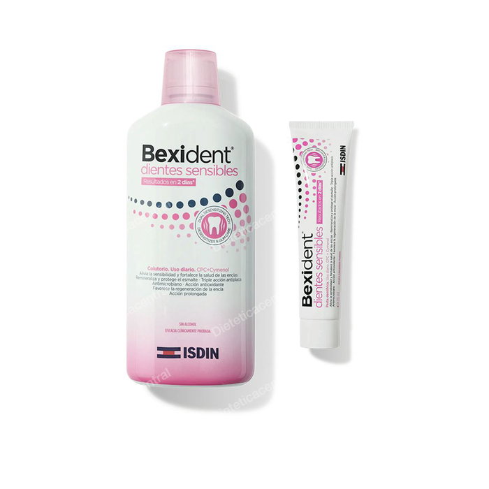 Bexident Pack Dentifrice et Bain de Bouche pour Dents Sensibles Bexident Pack Dentifrice et Bain de Bouche pour Dents Sensibles