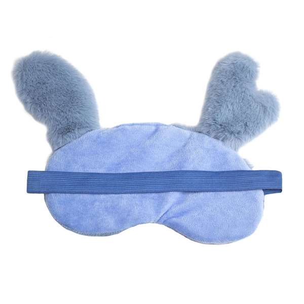 Cerdá Masque de nuit brodé Stitch - Masque pour dormir en polyester 100% - Bleu