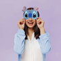 Cerdá Masque de nuit brodé Stitch - Masque pour dormir en polyester 100% - Bleu