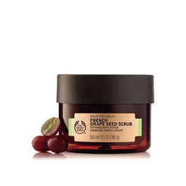 The Body Shop - Gant de gommage exfoliant pour le corps au raisin français 350 ml