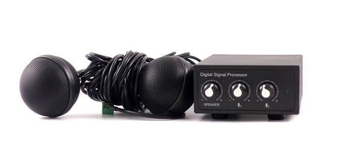 Laia Système audio USB avec 2 micros plafonniers pendants pour petites et moyennes salles