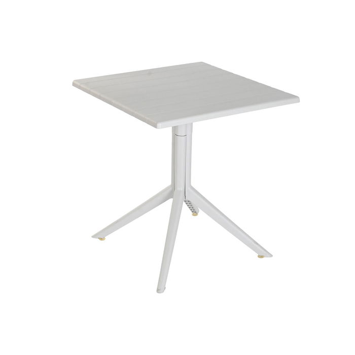 Table de Salle à Manger Home ESPRIT Gris Métal polypropylène 70 x 70 x 75 cm