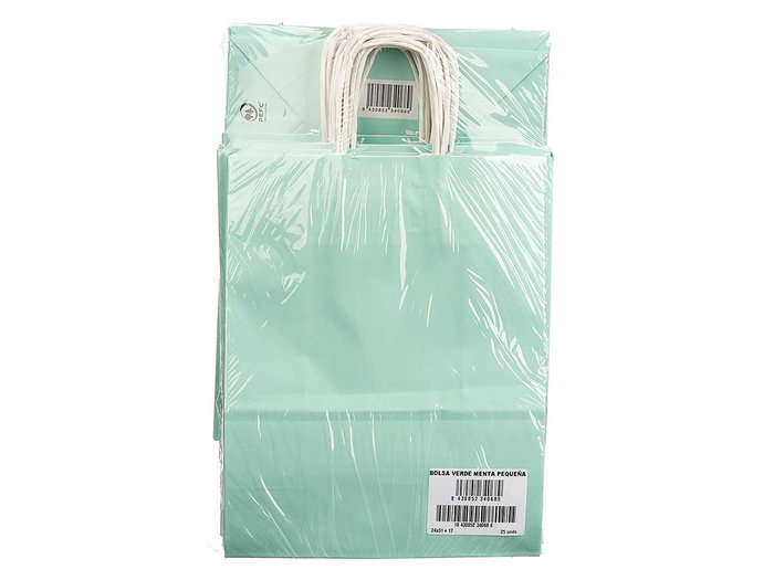 Pincello Sac en papier vert menta 24 x 31 cm (Set de 150) Pincello Sac en papier vert menta 24 x 31 cm (Set de 150)