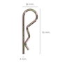 WOLFPACK LINEA PROFESIONAL Pasador R 4x 76 mm