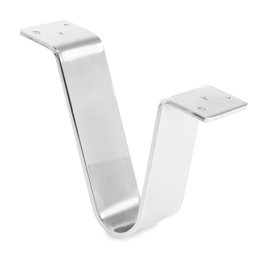 Q&Q Pied métallique Davos H118 pour canapé et fauteuil, Chrome
