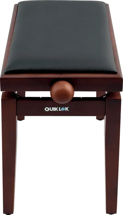 QUIKLOK Banquette Piano Deluxe PB100 Bois Noyer/Noir Mat