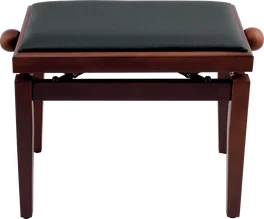 QUIKLOK Banquette Piano Deluxe PB100 Bois Noyer/Noir Mat