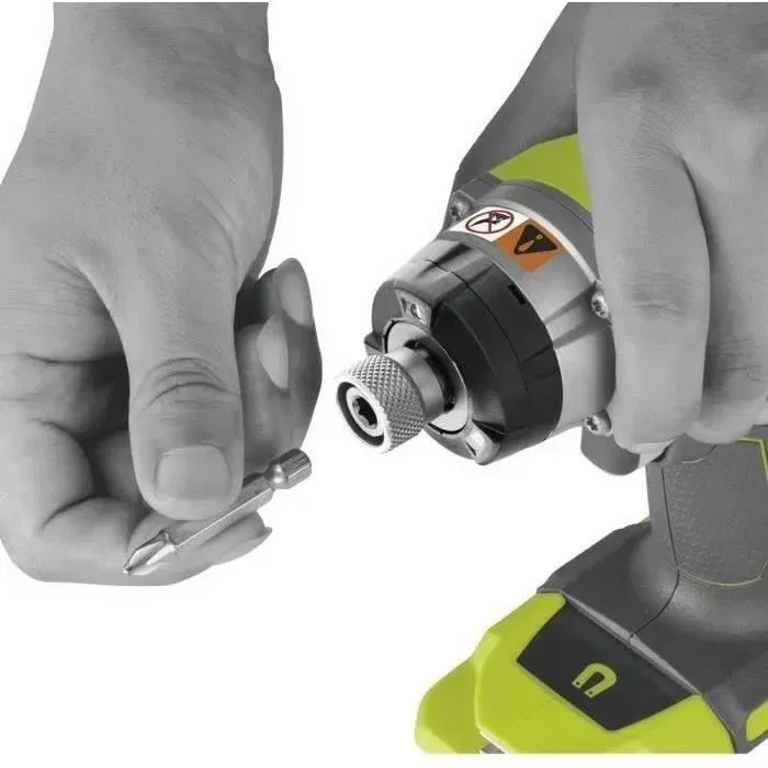 Ryobi R18ID3-0 Visseuse à chocs 18V ONE+ avec 3 modes de couple (40, 120, 220 Nm) et emmanchement hex 1/4, idéale vissage dévissage et montage terrasse